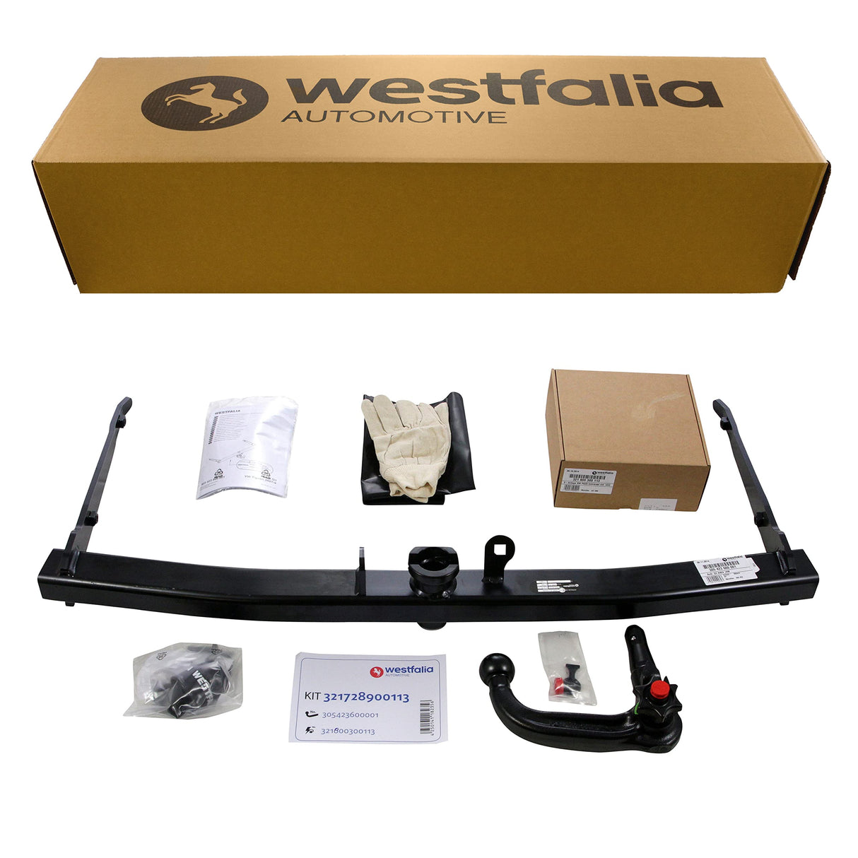 Westfalia Enganche Desmontable para VW Tiguan 1 (09/2007-03/2016) - Viene Acompañado de un Kit de Cableado de 13 pines