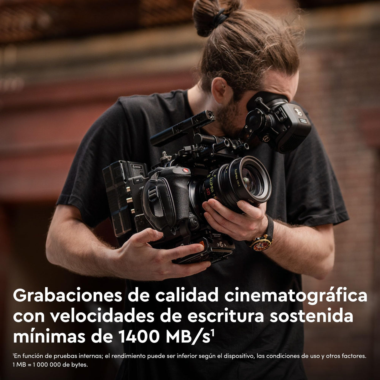 SanDisk 640 Go Pro-Cinema CFexpress Tarjeta Type B, para Grabar vídeos 8K impecables, con una Velocidad de hasta 1700 MB/s y Resistencia a caídas de hasta 1 Metro