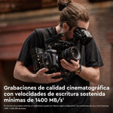 SanDisk 640 Go Pro-Cinema CFexpress Tarjeta Type B, para Grabar vídeos 8K impecables, con una Velocidad de hasta 1700 MB/s y Resistencia a caídas de hasta 1 Metro
