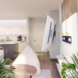 RICOO Soporte TV Pared Inclinable Fijo Extra-Plano Televisión 60-100" (152-254cm) N2396 Universal Televisor LED/LCD/Curvo VESA 300x200-600x400