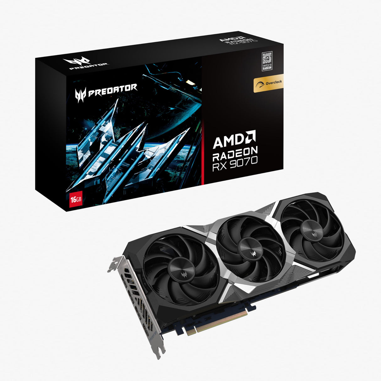 acer Predator BiFrost AMD RX9070 OC 16GB GDDR6 1xHDMI/3xDP