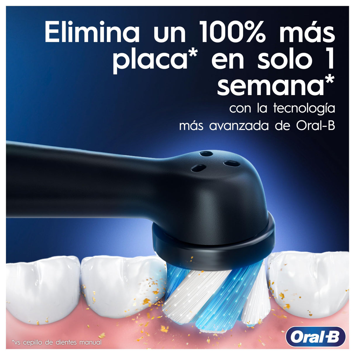 Oral-B iO 3 Cepillos De Dientes Eléctricos (Pack de 2) Con 2 Cabezales, 1 Estuche De Viaje, Diseñado Por Braun, Regalos Originales para Mujer y Hombre - Negro Y Rosa
