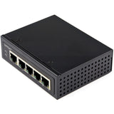StarTech.com Switch Conmutador Industrial Ethernet Gigabit de 5 Puertos PoE no Gestionado de Servicio Pesado GbE PoE+ IP30 (IESC1G50UP)
