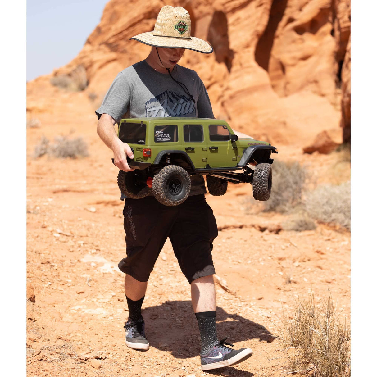 Axial 1/6 SCX6 Jeep JLU Wrangler 4WD Rock Crawler RTR: Verde, AXI05000T1