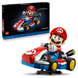 LEGO Mario Kart: Mario y Kart Estándar - Maqueta de Coche para Adultos con Figura Articulada - Set Nintendo para Aficionados al Videojuego - Regalo Gamer 72037