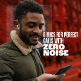 JBL Live Flex, Auriculares In Ear inalámbricos con estuche de carga inteligente, tecnología Bluetooth y de cancelación adaptativa de ruido, llamadas manos libres y hasta 40 horas de autonomía, plata