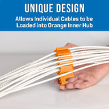 Peine para Cables, aparador y Herramienta de organización