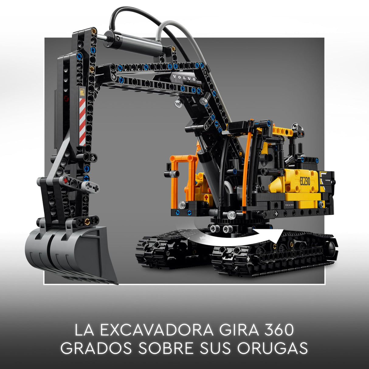 LEGO Technic Camión FMX y Excavadora Eléctrica EC230 Volvo Vehículos de Juguete, Regalo para Niños y Niñas de 10 Años o Más Aficionados al Motor y Las Obras, Decoración de la Estantería 42175