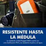 LaCie Rugged SSD4 4TB — antigolpes, USB‑C SSD Externo portátil, para Mac y Windows — Incluye Rescue Data Recovery