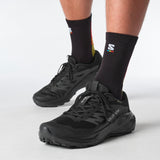 Salomon hombre Alphaglide GORE-TEX, zapatillas de trail running versátiles y cómodas, perfectas para excursiones y trail running en aventuras al aire libre, Negro, 44
