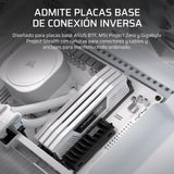 CORSAIR Frame 5000D RS Caja Modular Mid-Tower de Gran Flujo de Aire para PC – 4X Ventiladores RS Preinstalados, Sistema de Montaje de Ventiladores InfiniRail – Blanc