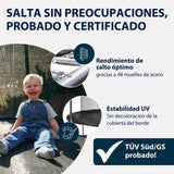 HUDORA First Trampolín para Exteriores con Red de Seguridad, para niños y Adultos, Multicolor