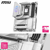 MSI MPG X870E Edge TI - Placa Base WiFi, ATX, Compatible con procesadores AMD Ryzen 9000/8000/7000, AM5-80A SPS VRM, DDR5 Memory Boost 8400+MT/s (OC), PCIe 5.0 x16, M.2 Gen5, Wi-Fi 7, 5G LAN