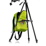 Bresser telescopio astronómico Refractor de Viaje para niños y Principiantes 70/400 Montura AZ con trípode, Adaptador para móvil, Mochila Verde