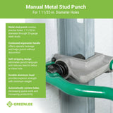 Greenlee - Perforadora de metal (710), fabricación de agujeros (710)