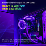 KLEVV CRAS V DDR5 RGB 32GB (2X 16GB) 6000MHz CL30 Kit de Memoria RAM para Gaming XMP 3.0 Alto Rendimiento Overclocking 30-36-36-76