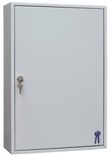 Arregui PL300 Armario de Llaves con Ganchos Regulables en Altura | 300 Llaves | Caja de Seguridad de Acero para Llaves | con Llaveros Incluidos | Fácil Instalación en Pared | 55x38x20,5 cm | Gris