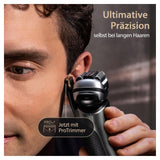 Braun Series 9 Pro+ Afeitadora Eléctrica Hombre, Máquina de Afeitar Barba, PowerCase, En Seco Y En Mojado, 9527s, Plata
