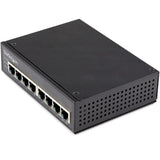 StarTech.com Switch Conmutador Industrial Ethernet Gigabit de 8 Puertos PoE no Gestionado de Servicio Pesado GbE PoE+ IP30 (IESC1G80UP)