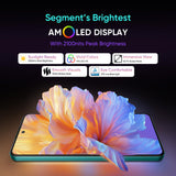 realme 14T Smartphone 5g, 8+256GB,Batería 5260 mAh,Procesador Dimensity 6300,IP69, Cámara de 50MP,Pantalla AMOLED para Esports de 120 Hz,Verde Surf,Exclusivo de Amazon (Sin Adaptador)