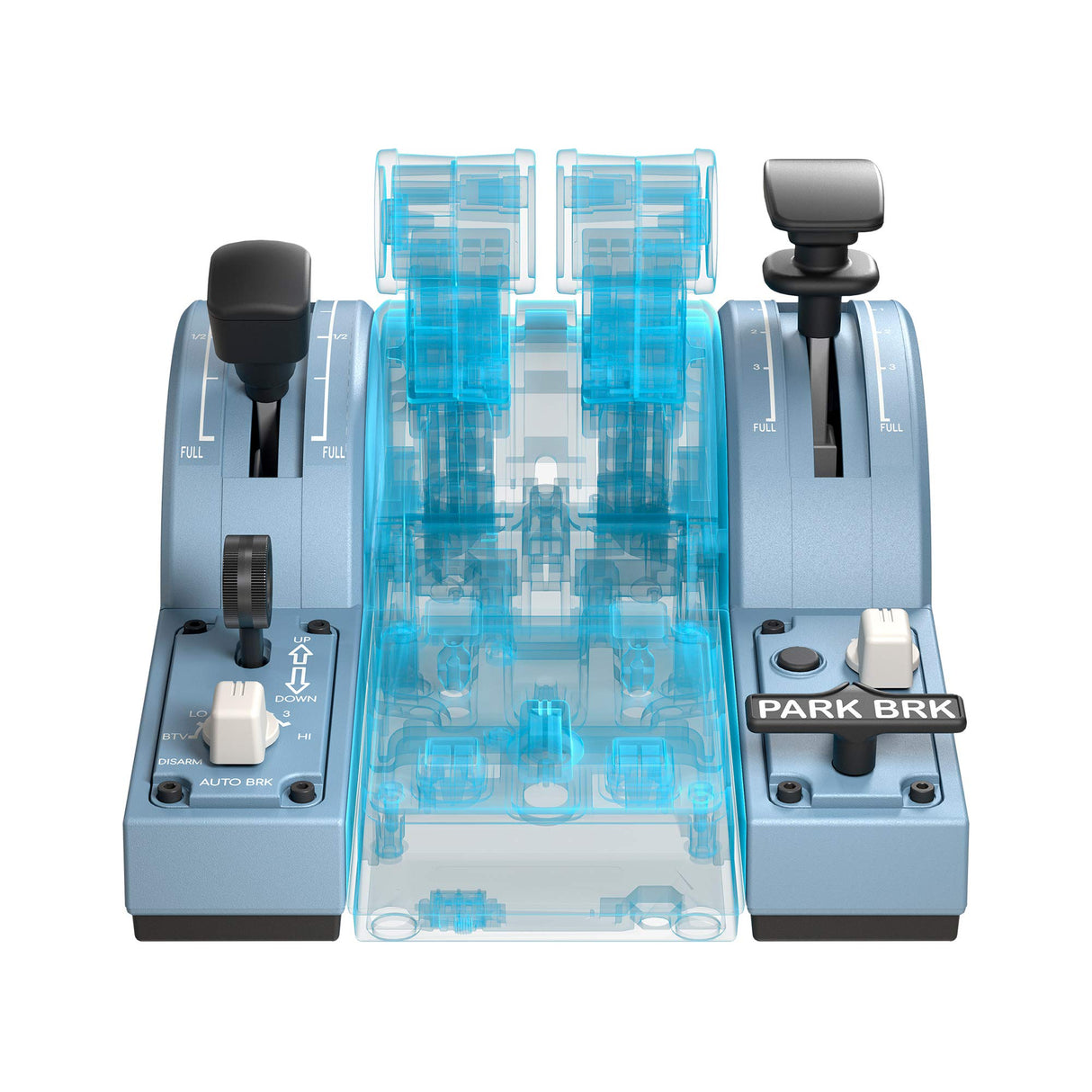 Thrustmaster TCA Quadrant Add-on Airbus Edition - Réplicas Ergonómicas de Airbus Compatible con PC