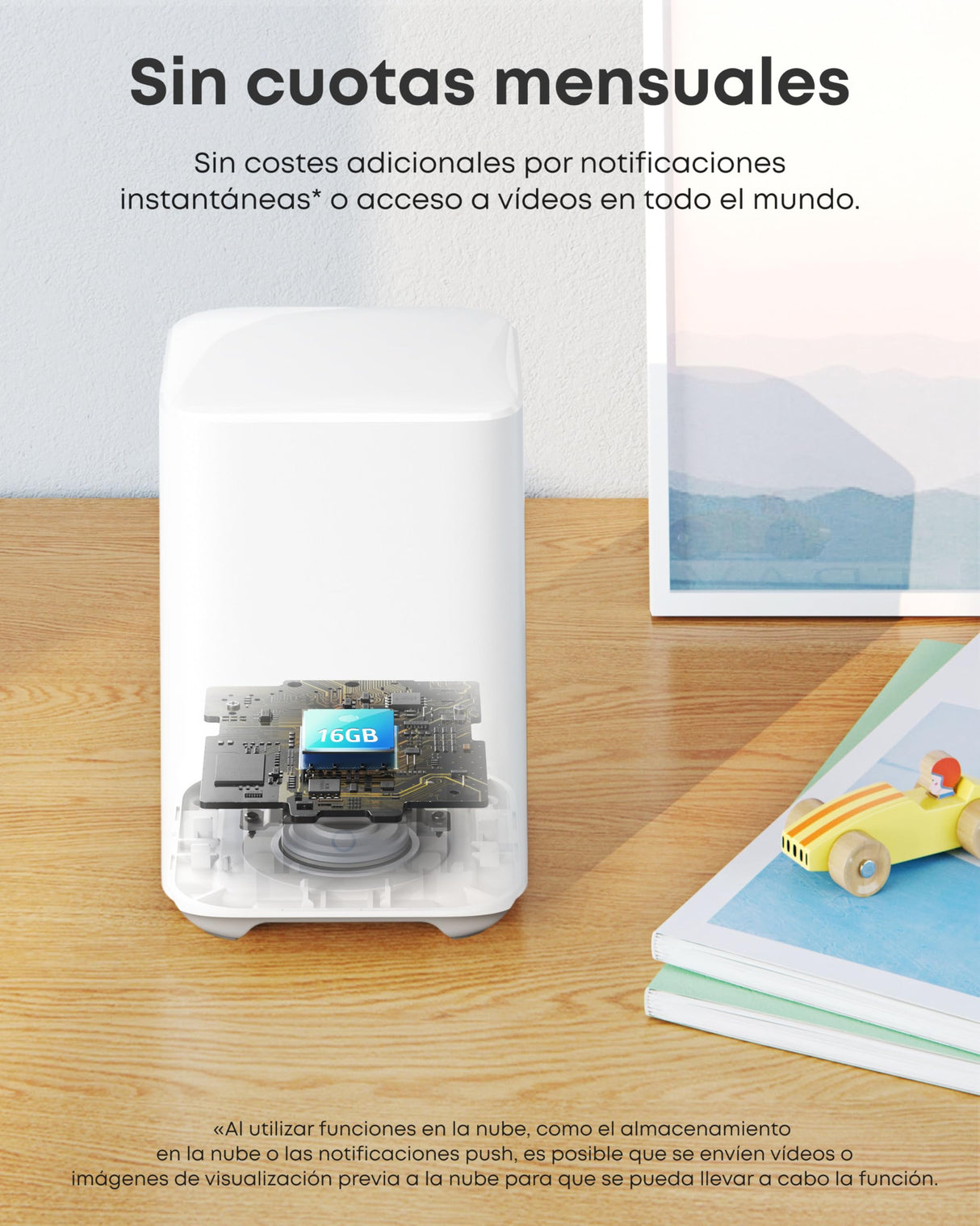 eufy Security eufyCam 2C Pro, Camara vigilancia WiFi Exterior, Camara de vigilancia Exterior, Requiere el Sistema HomeBase 2,180 días de duración de la batería, 2K resolución, nessun Costo mensile