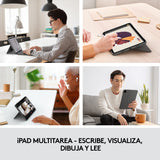 Logitech Combo Touch Funda con teclado iPad Pro de 11 pulgadas (1.ª, 2.ª, 3.ª, 4.ª generación - 2018, 2020, 2021, 2022) Retroiluminado, Trackpad pulsable en cualquier punto, QWERTY Español - Gris