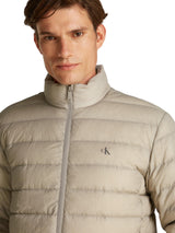 Calvin Klein Cazadora acolchada Hombre Down Jacket ligera, Gris (Rock Ridge), XS