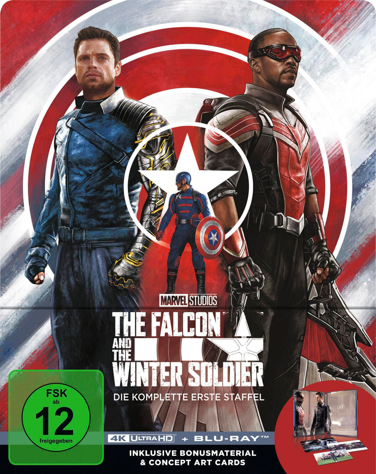 The Falcon and the Winter Soldier - Staffel 1 - Limited Edition (2 4K Ultra HD) (+ 2 Blu-ray) [Blu-ray]