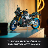 LEGO 42159 Technic Yamaha MT-10 SP, Kit de Maqueta de Moto para Adultos, Reproducción Auténtica con Motor de 4 Cilindros, Dirección Funcional y App AR, Vehículo Regalo para Hombres y Mujeres
