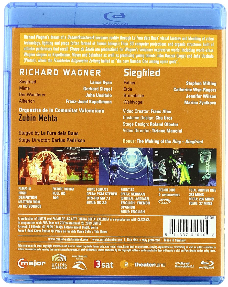 Richard Wagner - Der Ring des Nibelungen [Blu-ray] [Limited Edition] [Reino Unido]