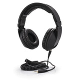 Reloop RHP-20 Knight - Auriculares Profesionales para DJ en diseño Giratorio Cerrado y Plegable, cómodo Acolchado de Espuma con Memoria con Superficie de Cuero proteínico de la Mejor Calidad