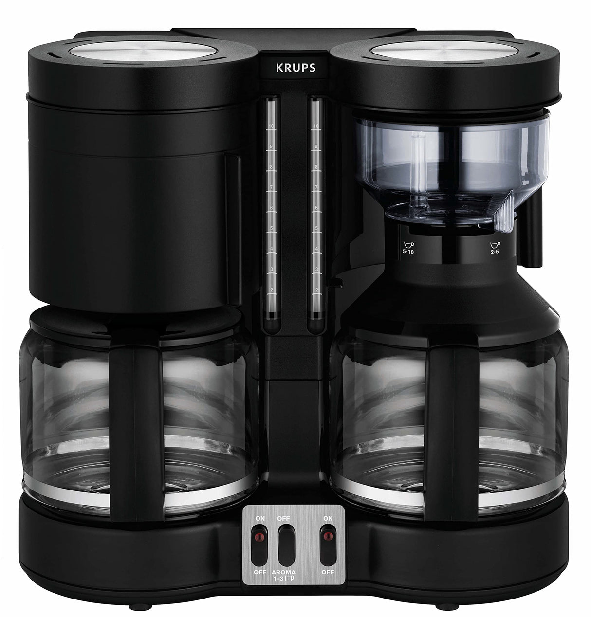 Krups KM8508 Cafetera de goteo, 1100 W, 1 L, plástico, color negro
