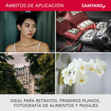 Samyang SA3501 - Tele-Objetivo Medio CSC 85 mm F1.8 para Sensor APS-C Canon M