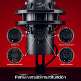 HyperX Quadcast 2 S - Micrófono USB para Gaming, Streaming y Creadores de Contenido, Cuatro Patrones Polares, 32bit, 192kHz, aRGB Leds, para PC, PS4, PS5 y Mac, Negro