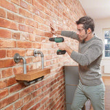 Bosch UniversalImpact 18 - Taladro, 2 Baterías, Sistema de 18 V, en Maletín
