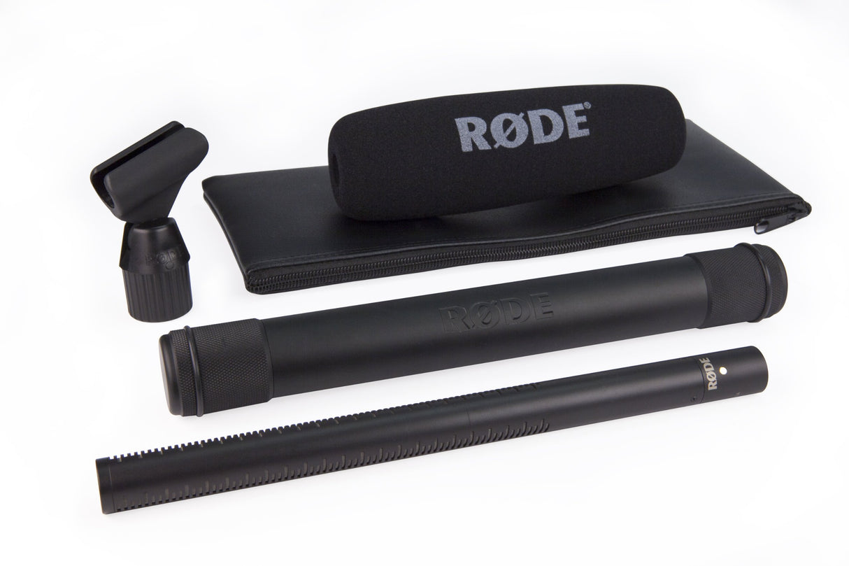 RØDE NTG3B Micrófono de cañón de condensador supercardioide de precisión en negro RØDE NTG3 con bias RF para grabación en exteriores, foley y locuciones