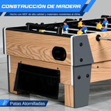 Serenelife Mesa de Hockey de Aire de 38”, Futbolin de 40”, 2 en 1, Giratoria, Ideal para el hogar, Salas de Juego, Arcades, Fiestas y reuniones Familiares