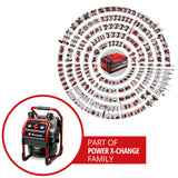 Einhell Professional Compresor con batería SILENZZO 36/210 Power X-Change (36 V, máx. 8 bar, depósito de 8 l, potencia de aspiración 210 l/min, manómetro, sin aceite, silencioso, sin batería)
