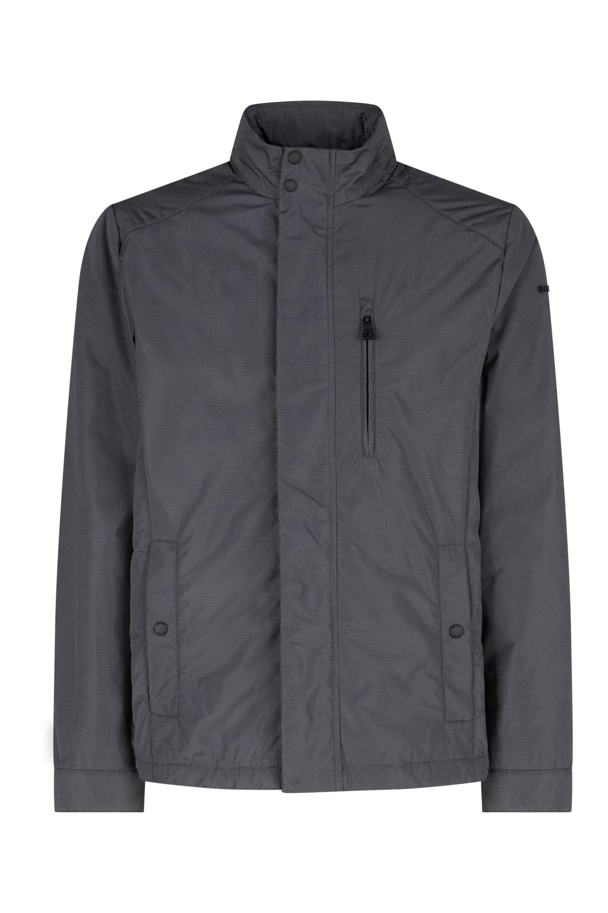 Geox M Litio Short Jkt Chaqueta, Perla ahumada/Negro, 56 para Hombre