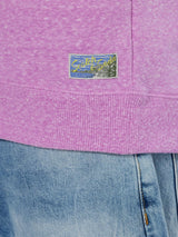 Scotch & Soda Melange Sweatshirt Sudadera, Iris Pink, L para Hombre