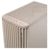 ASUS ProArt PA401 Wood Edition - Chasis ATX con Panel de Vidrio Templado, Compatible con GPU de 314mm, Compatible con radiadores de 240 mm, Dos Ventiladores de 160mm, Soporte de PSU extraíble - Beige