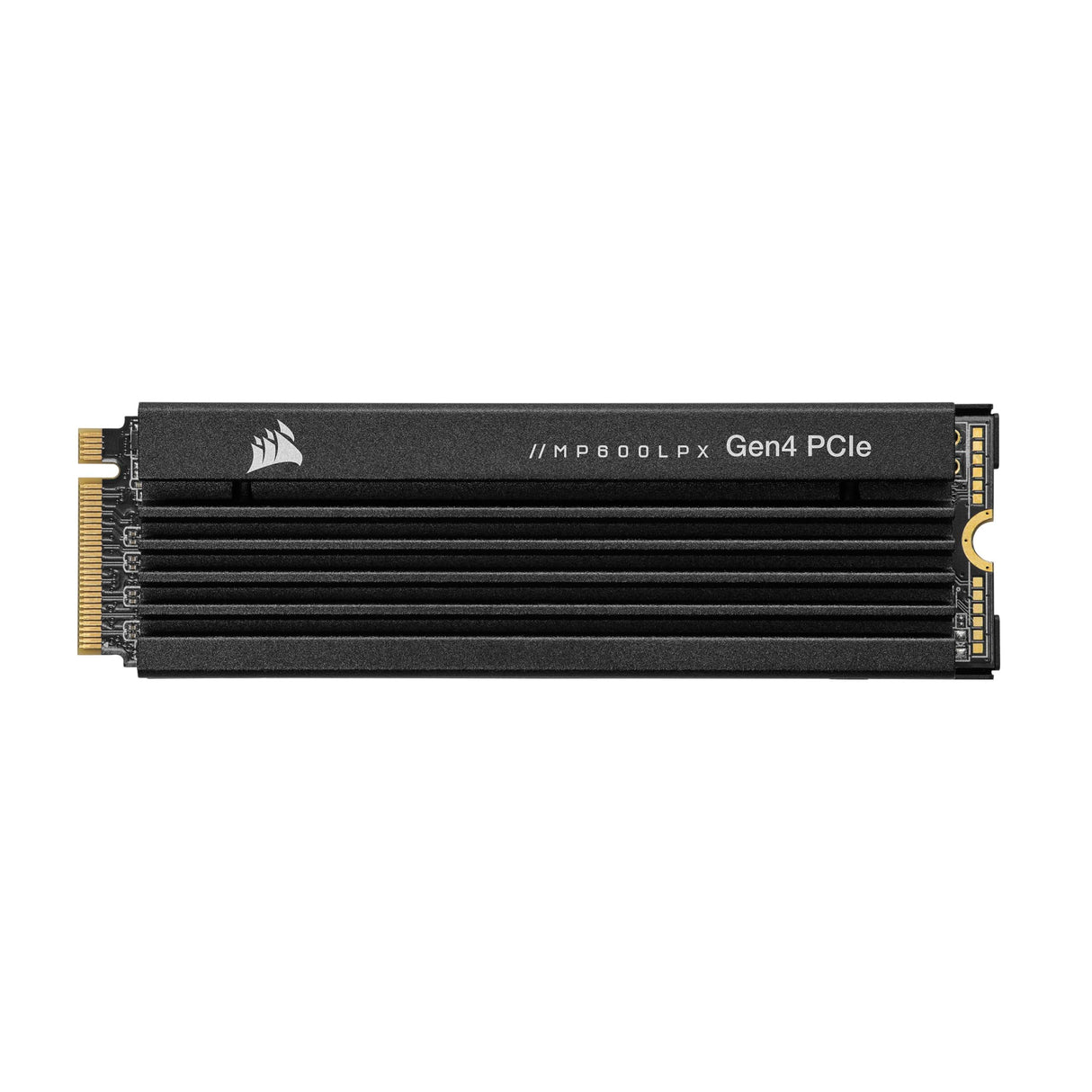Corsair MP600 Pro LPX 2TB PCIe Gen4 x4 NVMe M.2 SSD, para PS5 (7.100 MB/s Velocidad de Lectura Secuencial y de Escritura Secuencial 6.800 MB/s, 3D TLC NAND de Alta Densidad) Negro
