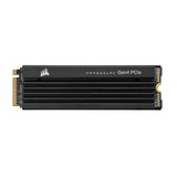 Corsair MP600 Pro LPX 2TB PCIe Gen4 x4 NVMe M.2 SSD, para PS5 (7.100 MB/s Velocidad de Lectura Secuencial y de Escritura Secuencial 6.800 MB/s, 3D TLC NAND de Alta Densidad) Negro