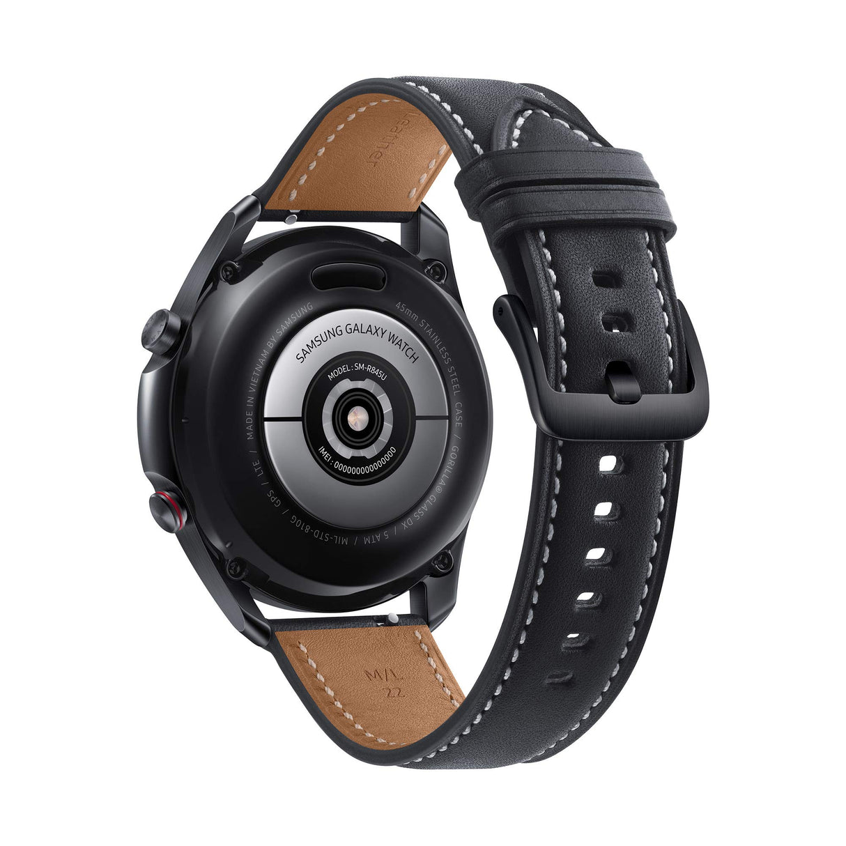 Samsung Galaxy Watch 3 (LTE) 45mm - Smartwatch Mystic Black
