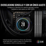CORSAIR VENGEANCE DDR5 64GB (2x32GB) DDR5 5600MHz CL40 AMD EXPO Intel XMP iCUE Memoria de Ordenador Compatible - Gris (CMK64GX5M2B5600Z40)