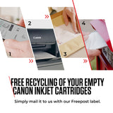 Multipack de tinta Canon - Cartuchos de tinta originales PGI-580/CLI-581 - Pack de 5 cartuchos (1 negro, 1 cian, 1 magenta, 1 amarillo y 1 negro de oficina)