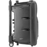 Ibiza Sound PORT8VHF-BT Sistema de sonido portátil y autónomo de 20 cm, Bluetooth, Wireless, potencia de 200 W con un alcance de hasta 400 W, Negro