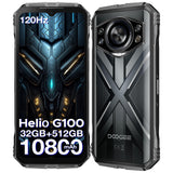 DOOGEE S Cyber Pro Movil Irrompible 2025, 32GB+512GB/2TB Movil Resistente, Helio G100 Octa Core, Móvil Rugerizado 10800mAh/33W, 6.6" FHD+ 120Hz, 50MP+32MP+20MP Visión Noctura, IP68/Face ID/NFC/GPS