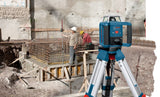 Bosch Professional GRL 400 H - Nivel láser giratorio (uso con un solo botón, alcance Ø: hasta 400m, en maletín)